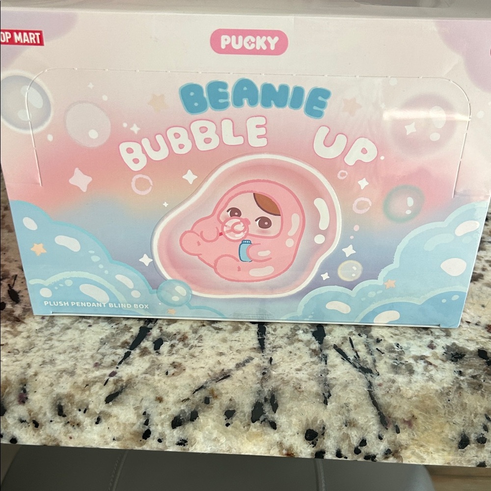 Pucky Beanie Bubble Up Plush Pendant Blind Box - Pink